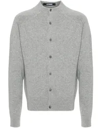 Jacquemus Le Cardigan Pittato Cardigan Grau