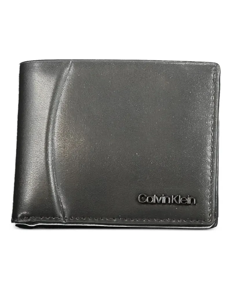 Calvin Klein logo-plaque bifold wallet - Grau Grau
