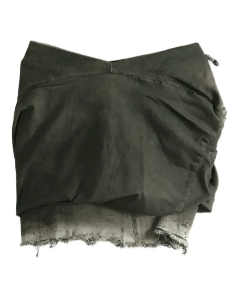 DRKSHDW by Rick Owens Drapierter Minirock - Grau Grau
