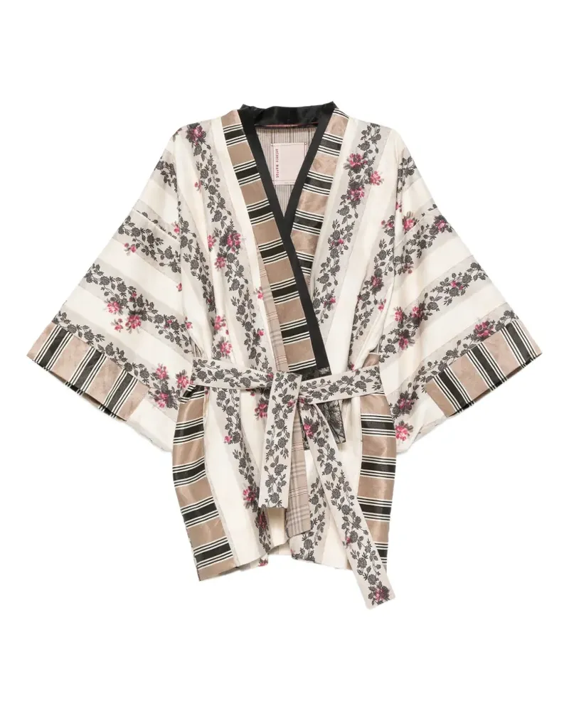 Antonio Marras floral-print kimono - Nude Nude