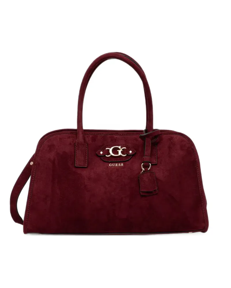 Guess Samantha logo-plaque tote bag - Rot Rot