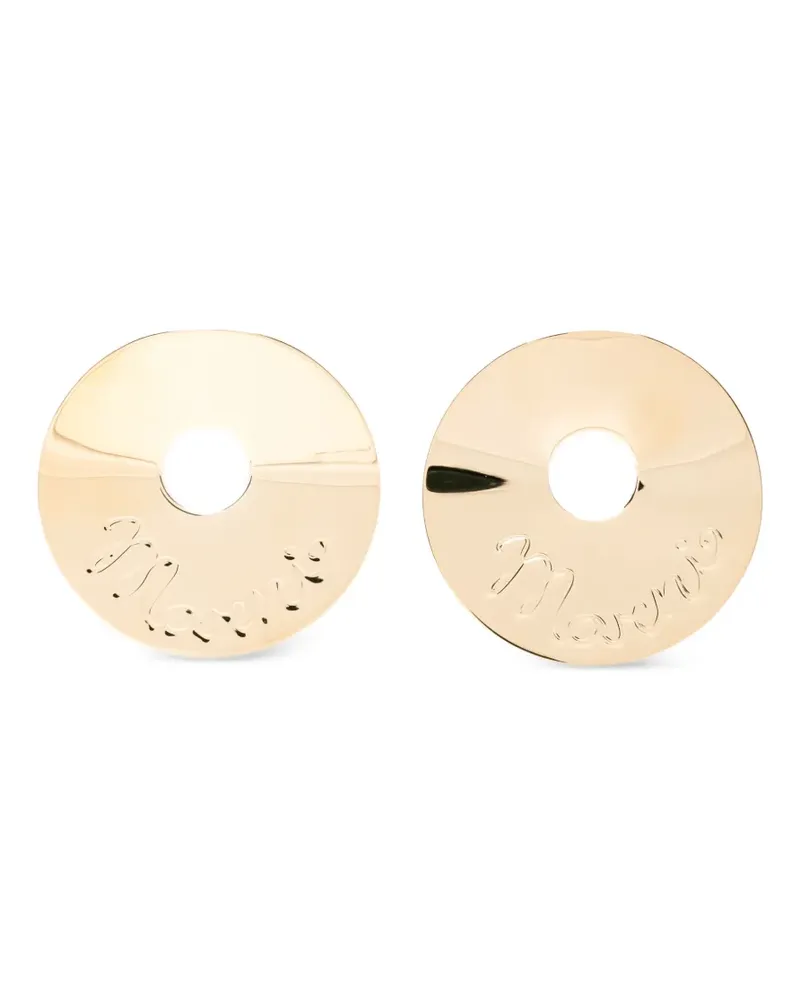 Marni cutout stud earrings - Gold Gold