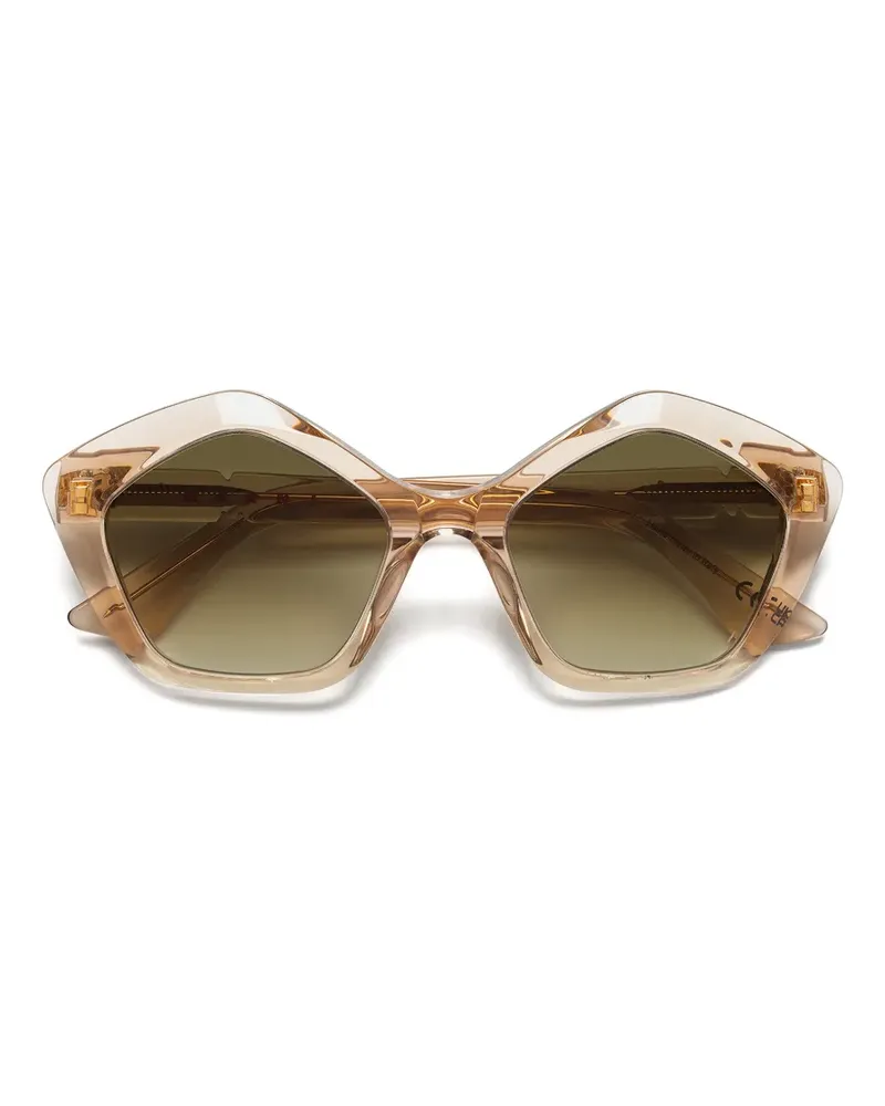 Marni x RETROSUPERFUTURE Eluvi Sonnenbrille mit geometrischem Gestell - Nude Nude