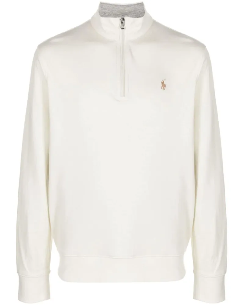 Ralph Lauren Sweatshirt mit Polo Pony - Nude Nude