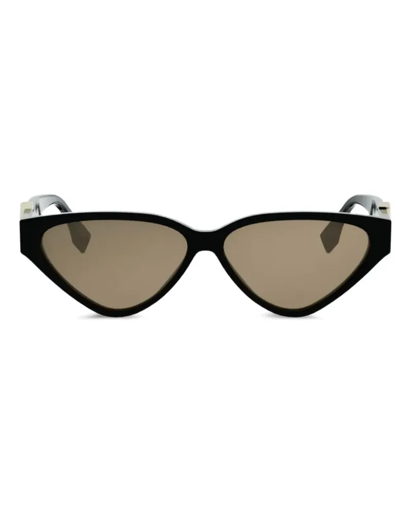 Fendi FF Diamonds Sonnenbrille - Schwarz Schwarz