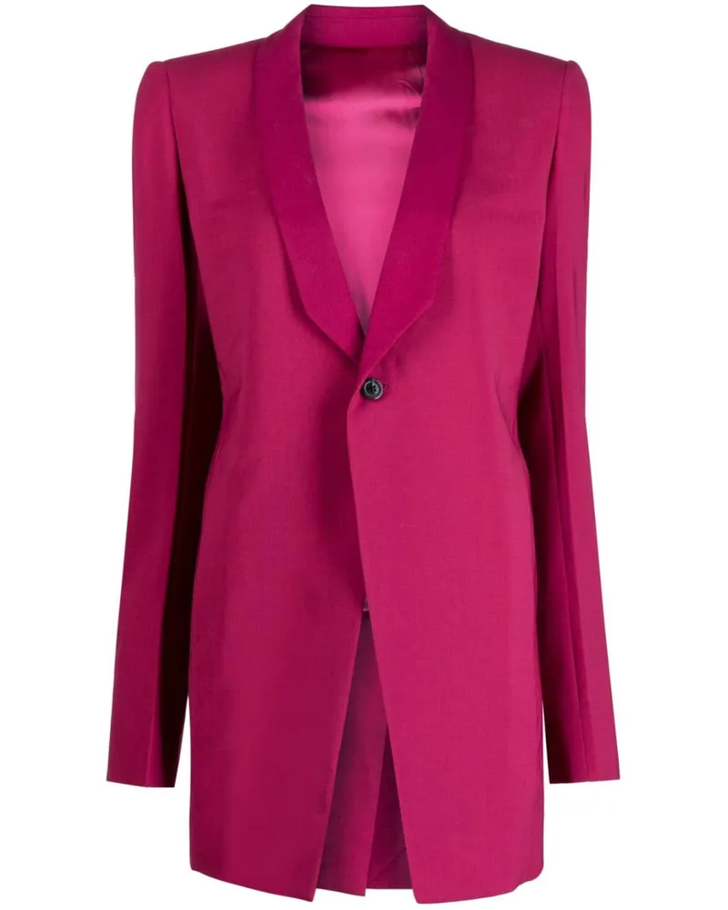 Rick Owens Blazer mit schmalem Revers - Violett Violett