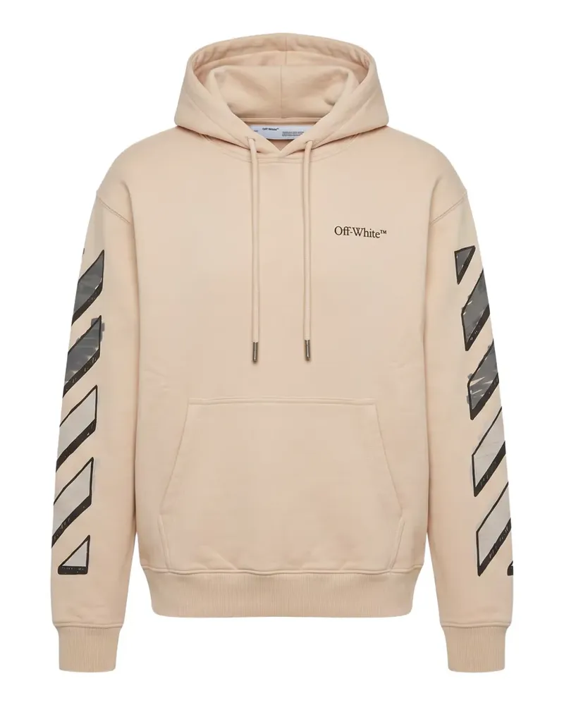 OFF-WHITE Hoodie mit Pfeil-Print - Nude Nude