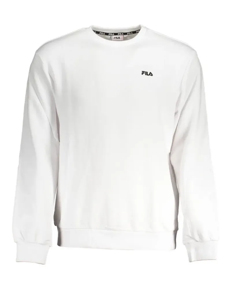 Fila logo-print crew-neck sweatshirt - Weiß Weiß