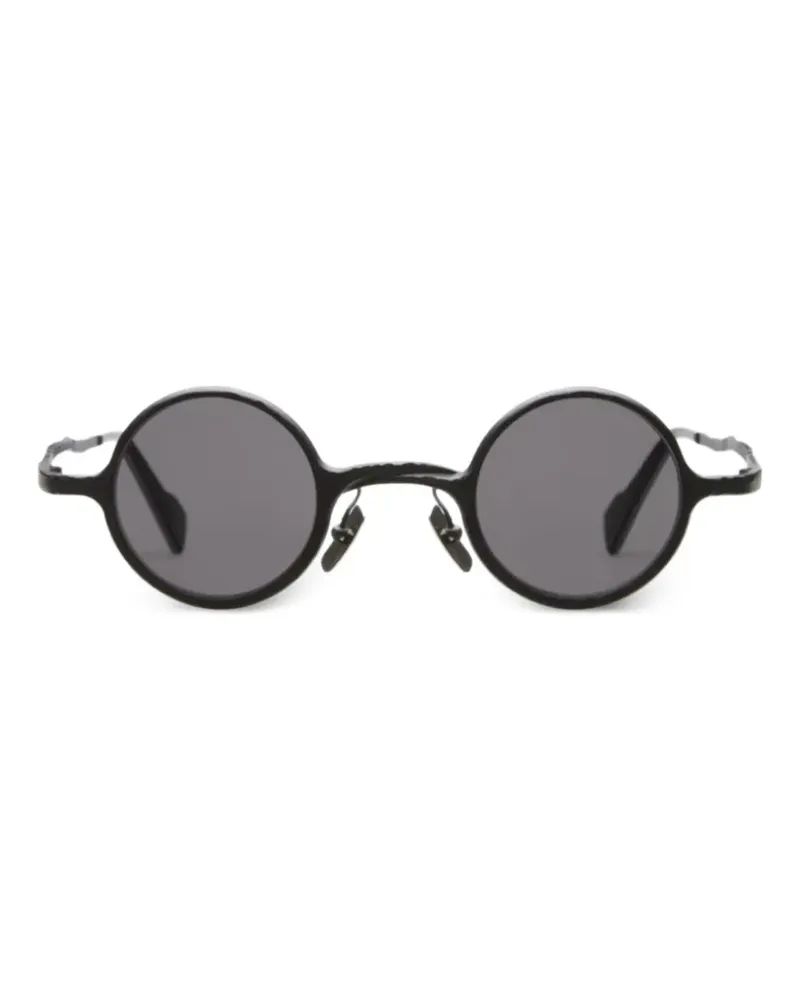 KUBORAUM Runde Z17 Sonnenbrille - Schwarz Schwarz