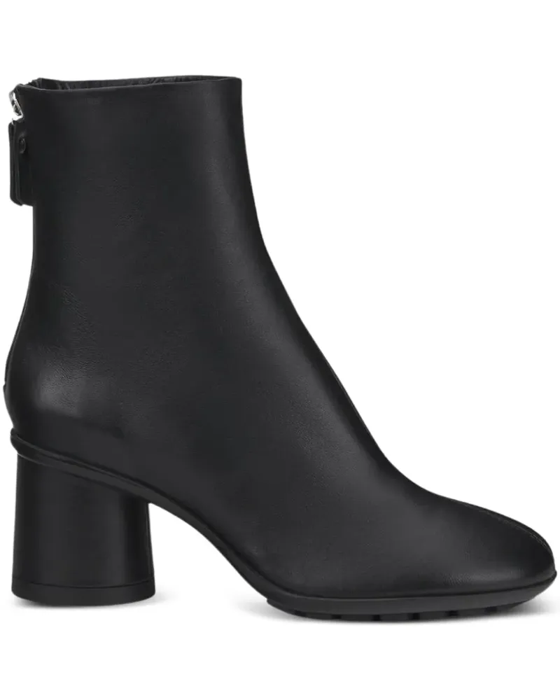 Attilio Giusti Leombruni Curvy Stiefel mit Zylinderabsatz 60mm - Schwarz Schwarz