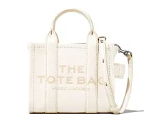 The Leather Crossbody Tote bag - Weiß