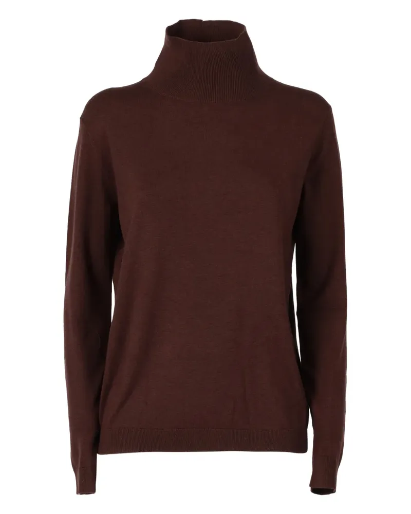 Max Mara Kiku-Top mit Rollkragen - Braun Braun