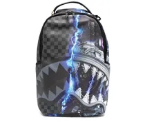 Sharkinator Rucksack mit Print - Schwarz