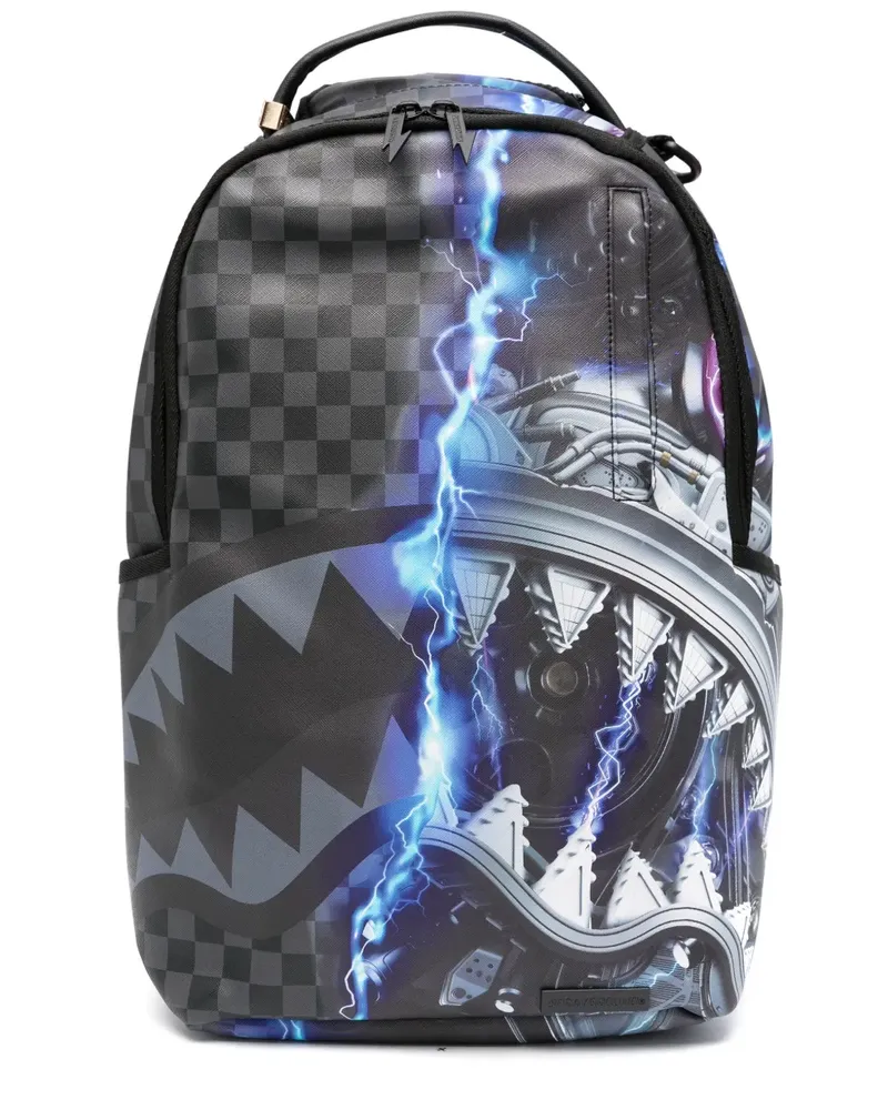 Sprayground Sharkinator Rucksack mit Print - Schwarz Schwarz