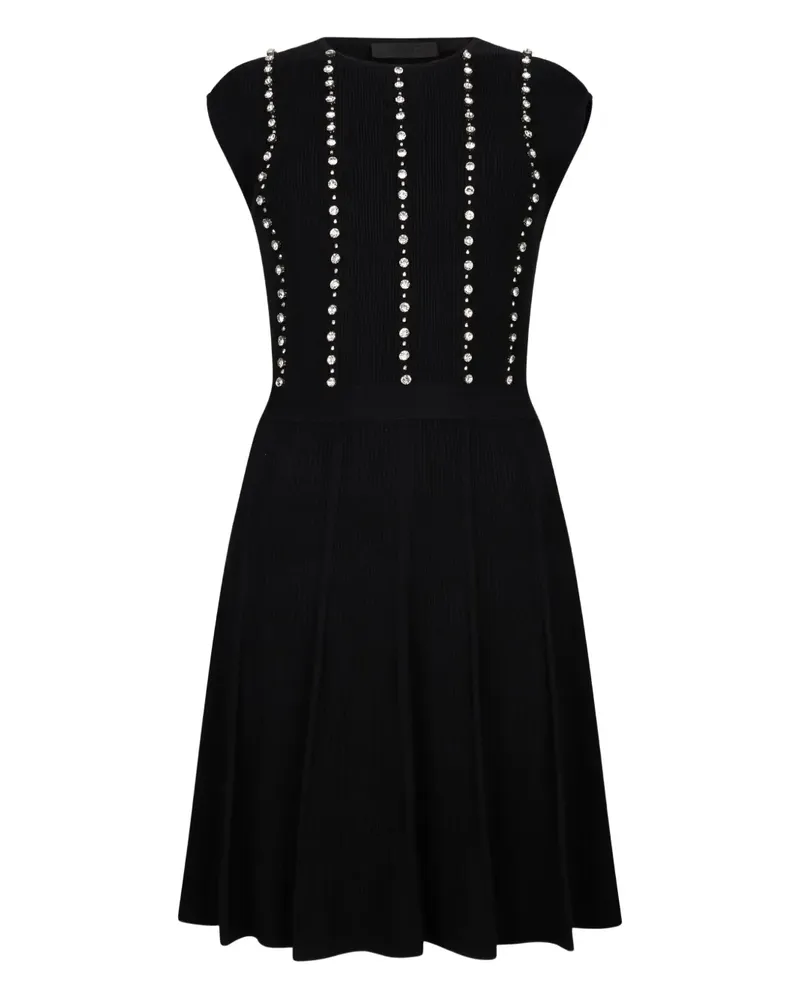 Liu Jo embellishment knit mini dress - Schwarz Schwarz