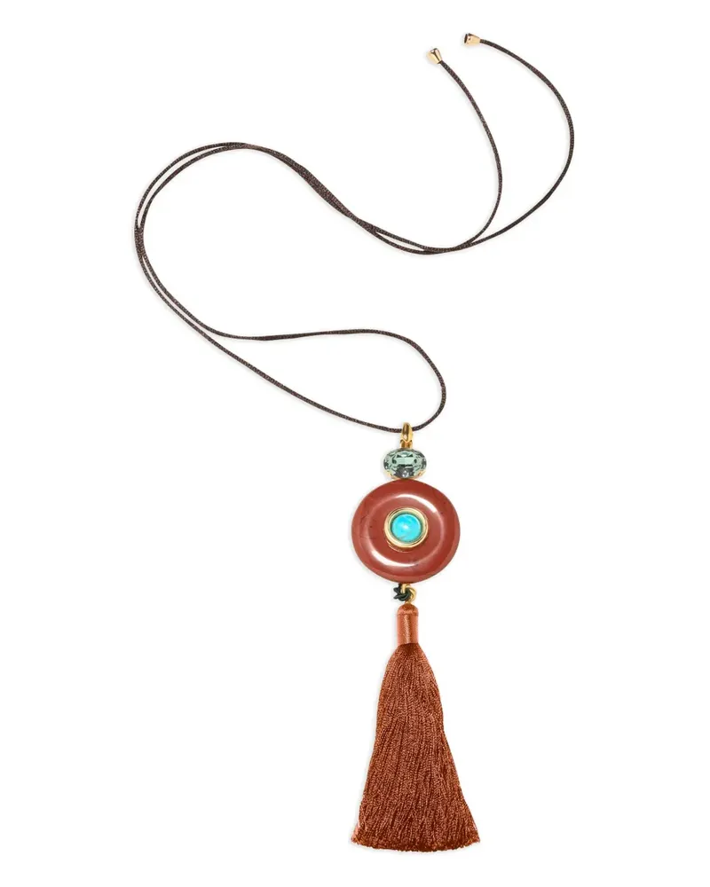 Jennifer Behr Arizona Halskette mit Quasten - Rot Rot