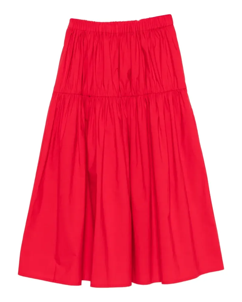 Maje elasticated-waist midi skirt - Rot Rot