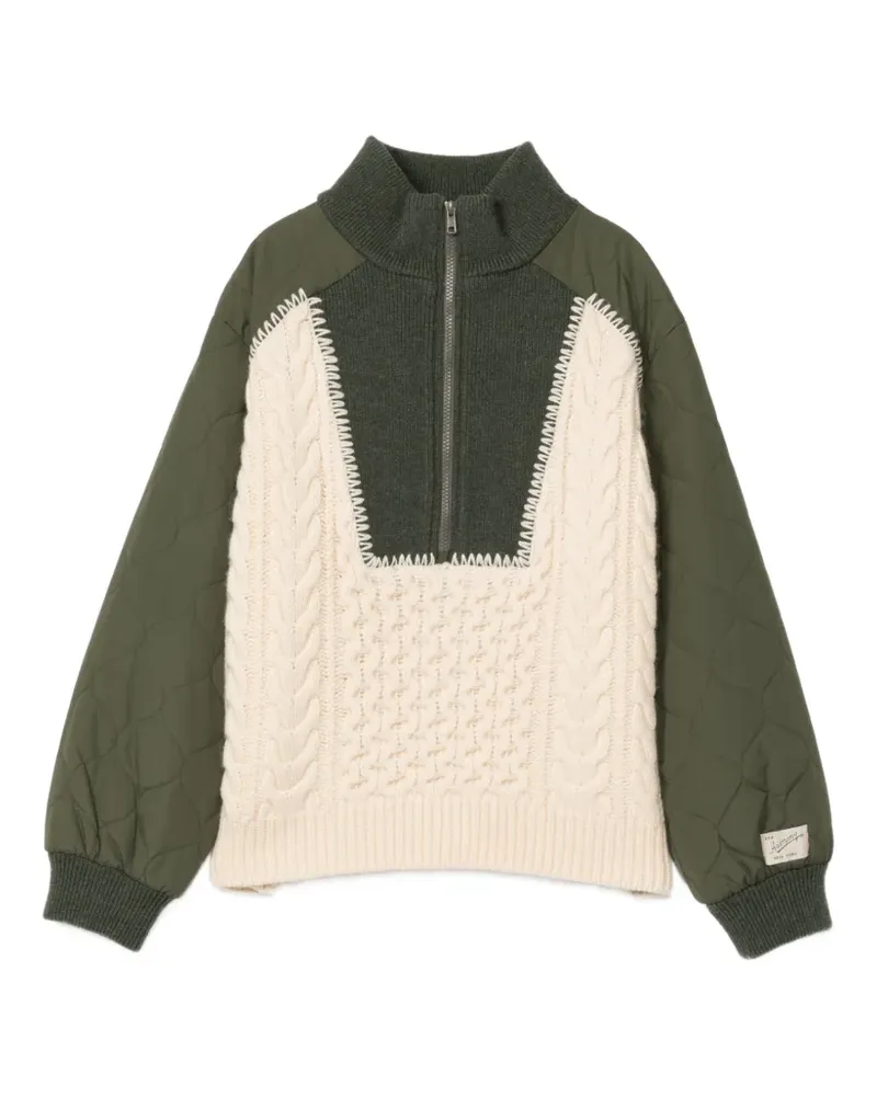Sea Grob gestrickter Pullover - Grün Grün