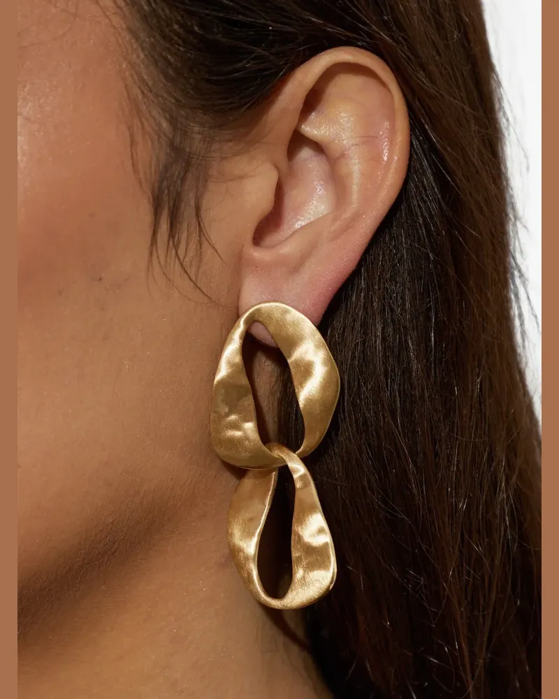 Cult Gaia Mini Rue Hängeohrring - Gold Gold