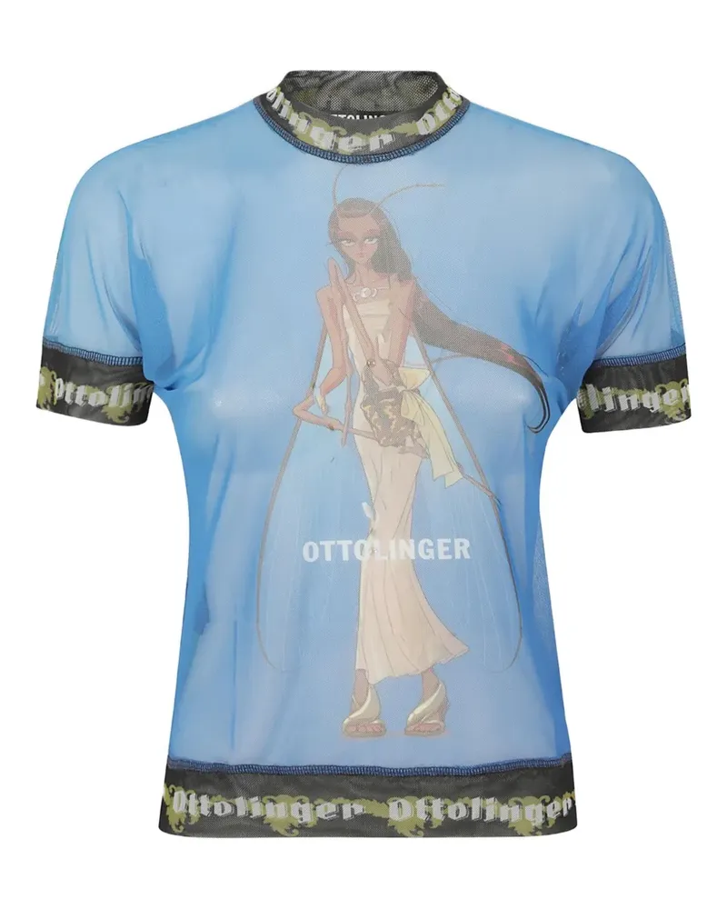OTTOLINGER Klassisches T-Shirt - Blau Blau