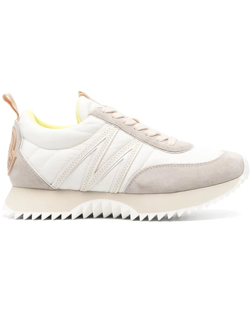 Moncler Pacey Sneakers mit Einsätzen - Weiß Weiß