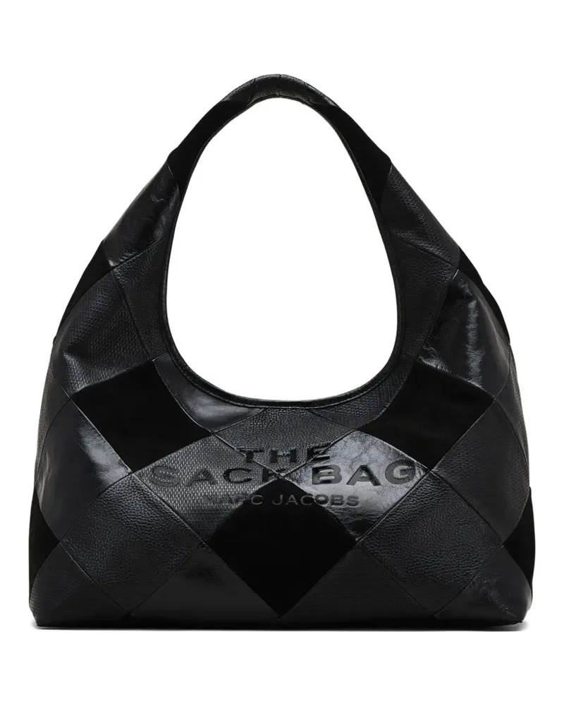Marc Jacobs Sack Schultertasche im Patchwork-Look - Schwarz Schwarz