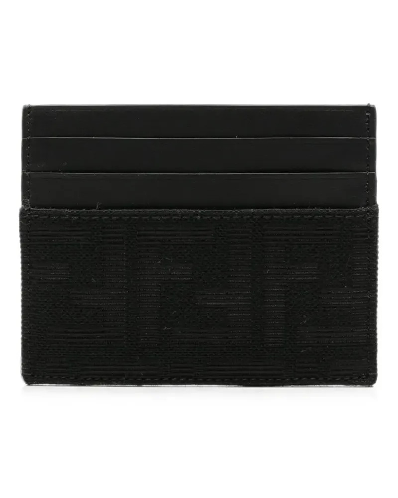 Fendi Kartenetui mit FF-Logo-Muster - Schwarz Schwarz
