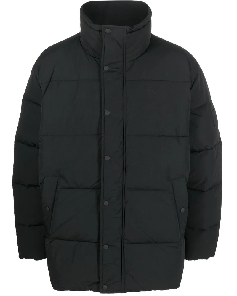 Calvin Klein Gefütterter Mantel - Schwarz Schwarz