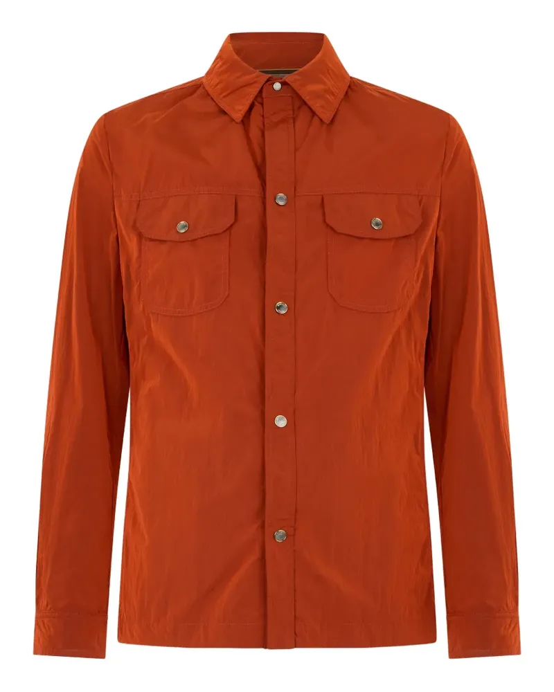 MOORER chest pockets button jacket - Orange Orange