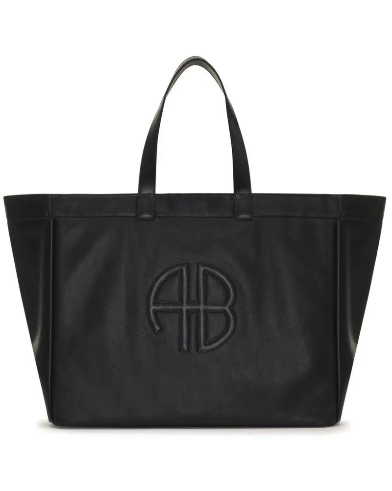 Anine Bing Großer Shopper - Schwarz Schwarz
