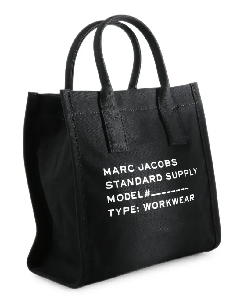 Marc Jacobs Mittelgroße Tote Bag mit Logo-Print - Schwarz Schwarz