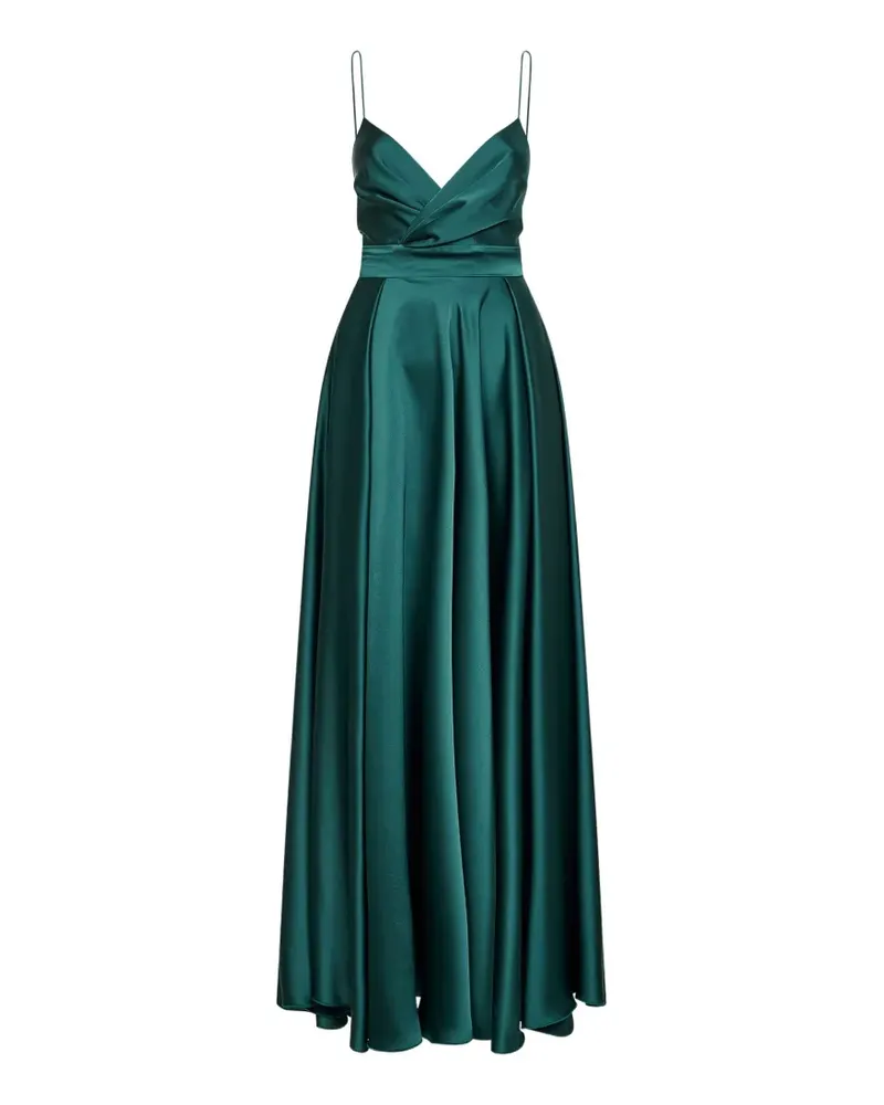 Blanca draped open back dress - Grün Grün