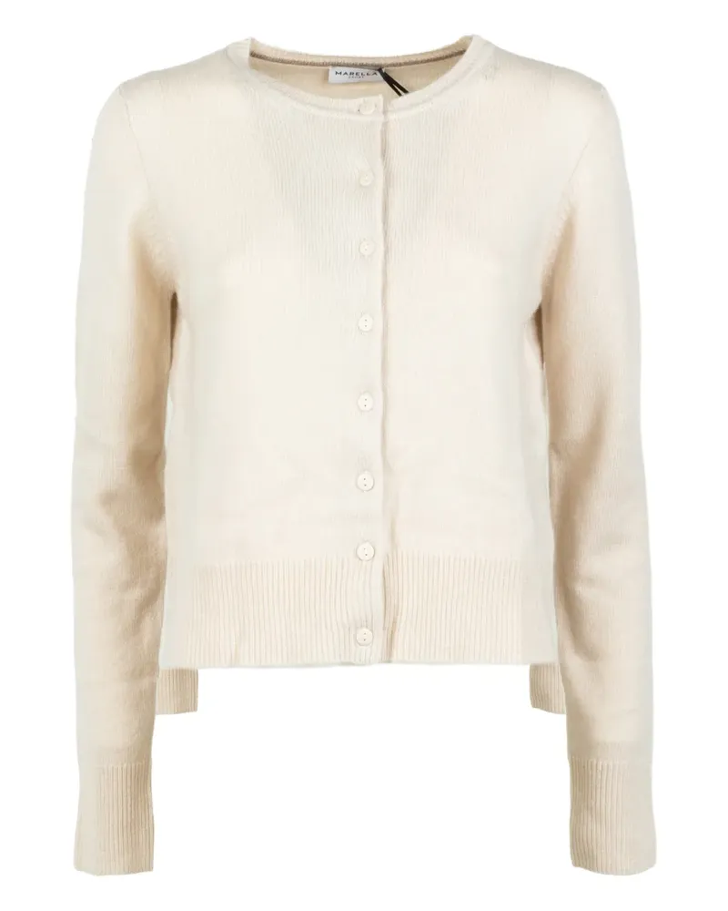 MARELLA button-up cardigan - Nude Nude