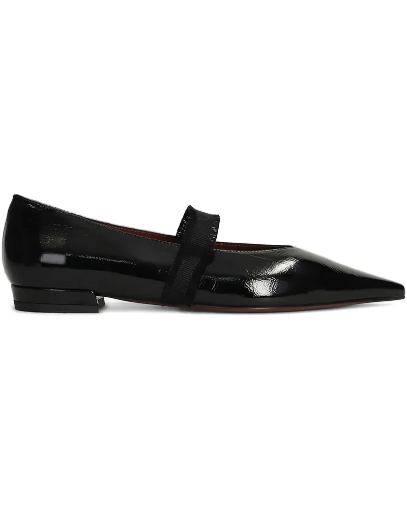 FESTA Milano Ausgefranste Pumps - Schwarz Schwarz