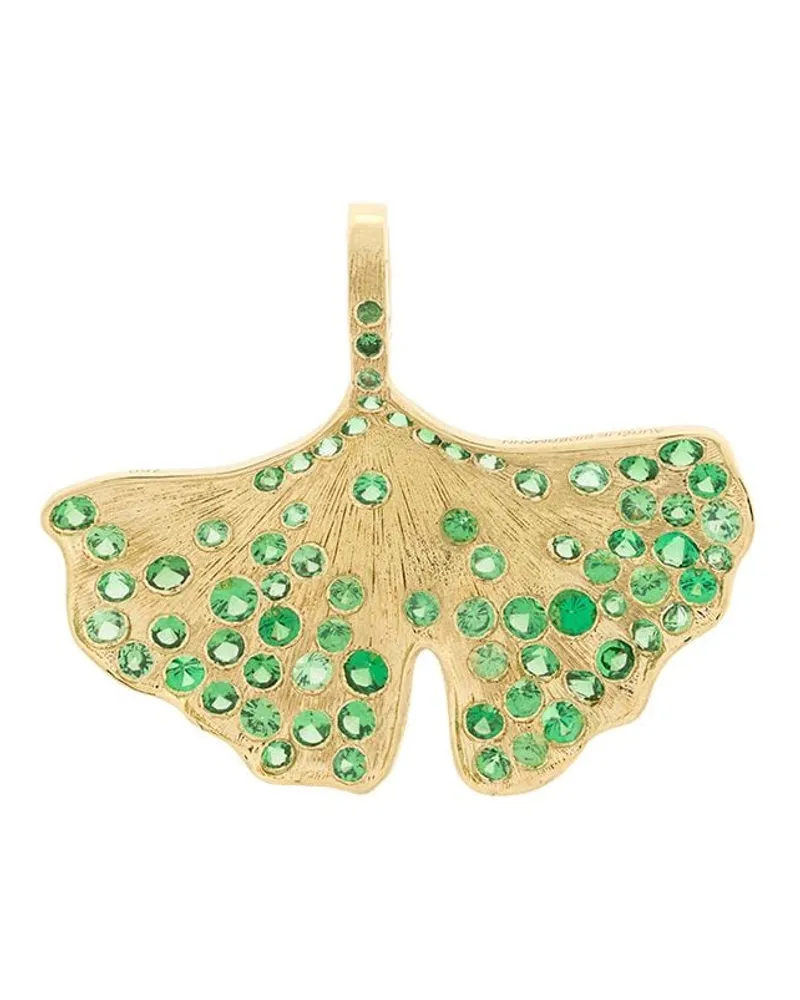 Aurélie Bidermann 18kt 'Gingko' Gelbgoldanhänger Gold