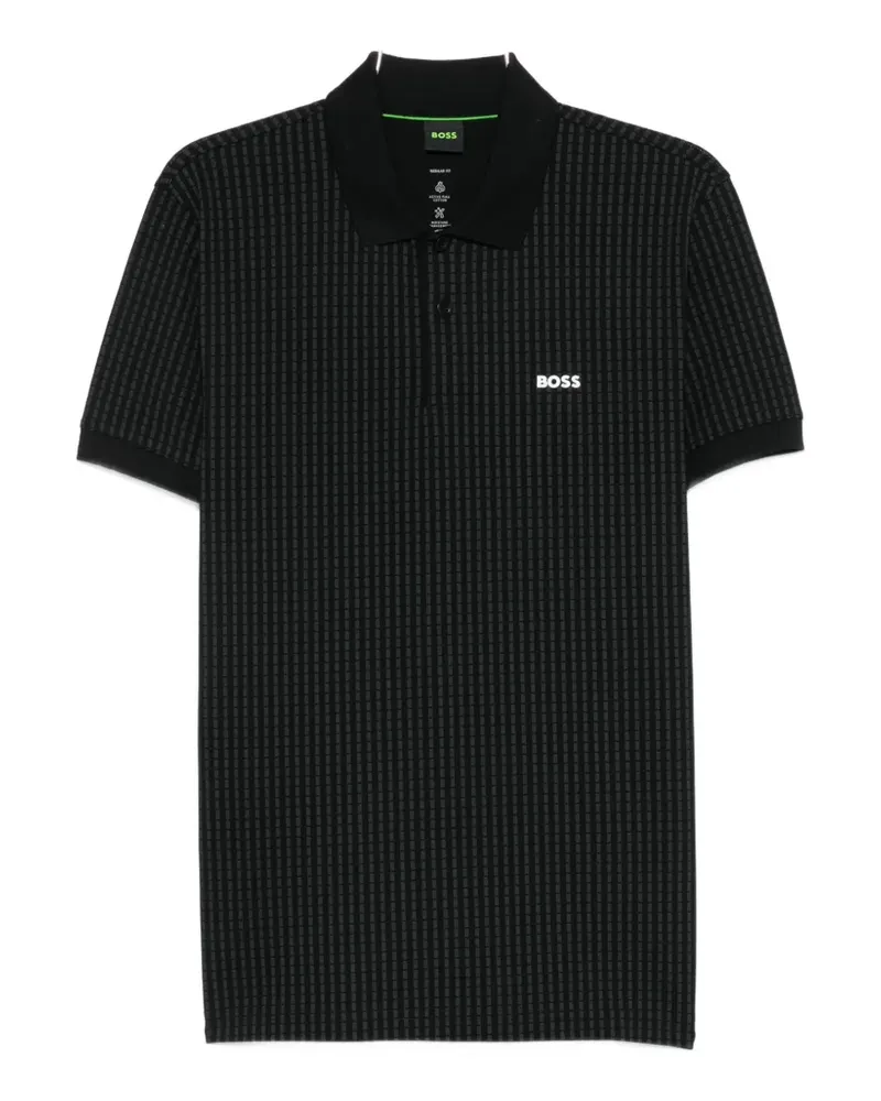 HUGO BOSS short-sleeve polo shirt - Schwarz Schwarz