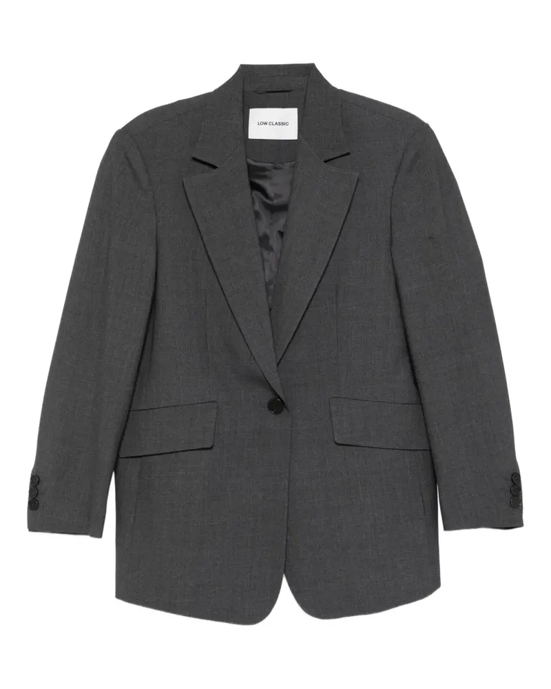 LOW CLASSIC single-breasted blazer - Grau Grau