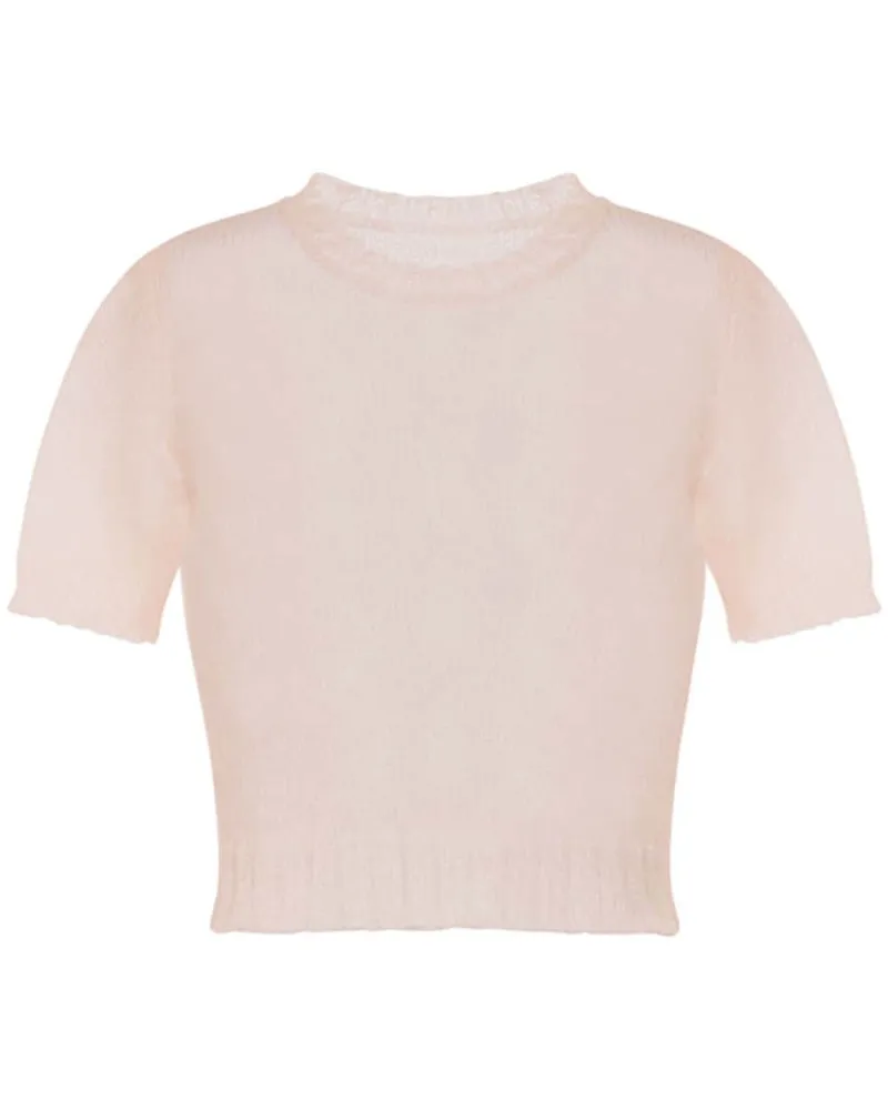 Maison Margiela Oberteil mit Sheer-Effekt - Nude Nude