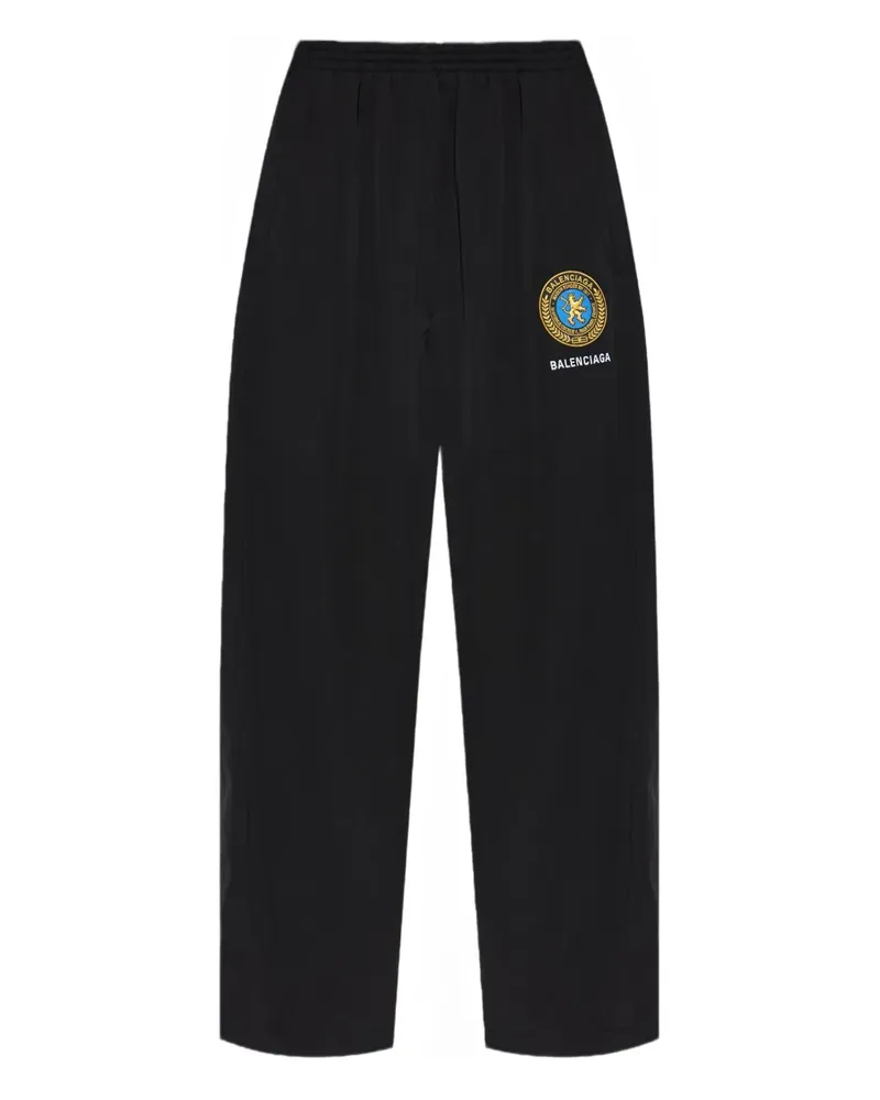 Balenciaga Jogginghose mit Logo-Stickerei - Schwarz Schwarz