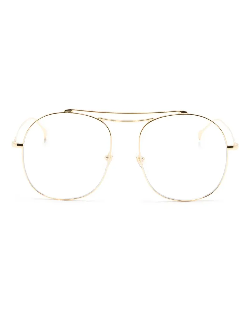 Gucci Pilotenbrille mit Logo-Gravur - Gold Gold