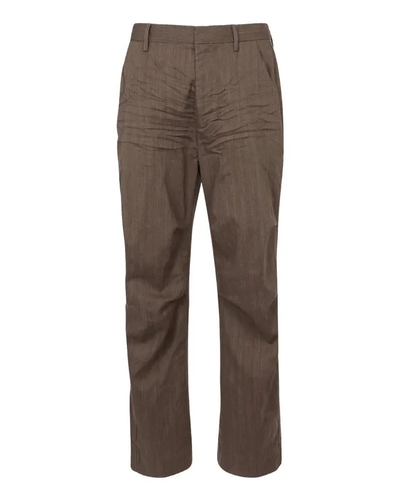 Dsquared2 Osaka Hose in Knitteroptik - Braun Braun