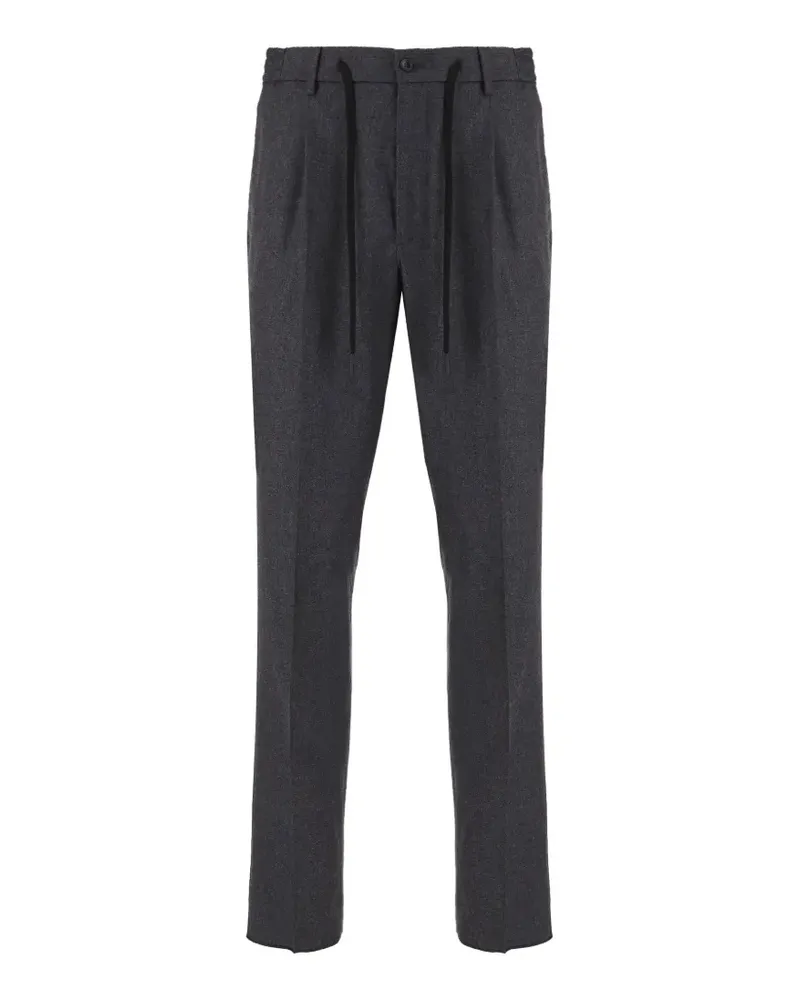 Tagliatore drawstring pleated trousers - Grau Grau
