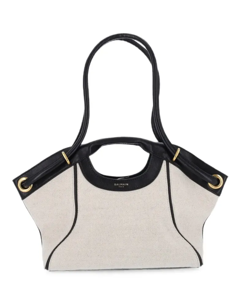 Balmain Handtasche aus Canvas - Nude Nude