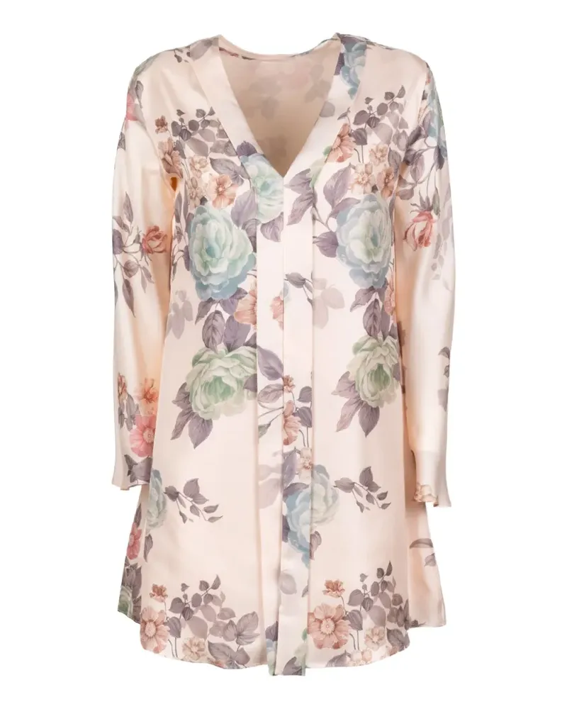 MARELLA floral-print mini dress - Nude Nude
