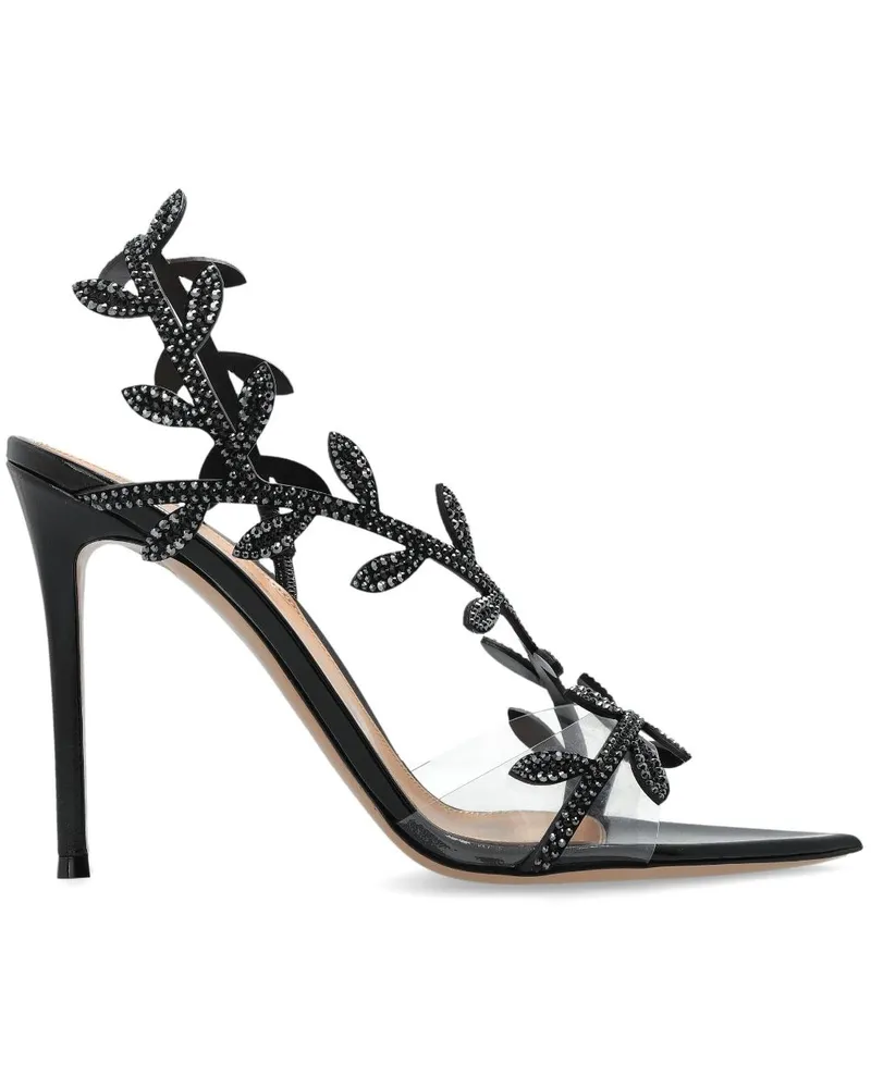 Gianvito Rossi Flavia Sandalen 105mm - Schwarz Schwarz
