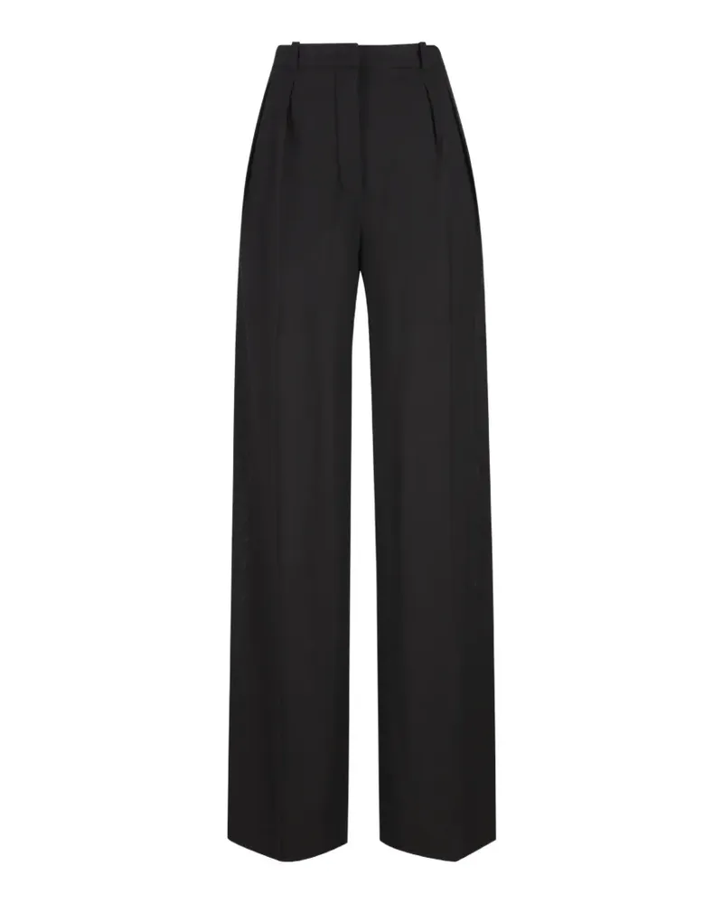 Loro Piana Plissierte Hose - Schwarz Schwarz