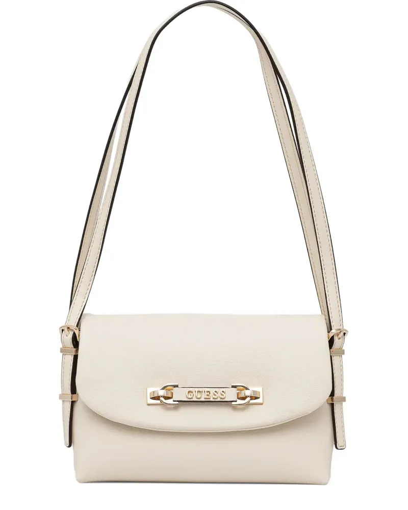 Guess Schultertasche mit Klappe - Nude Nude