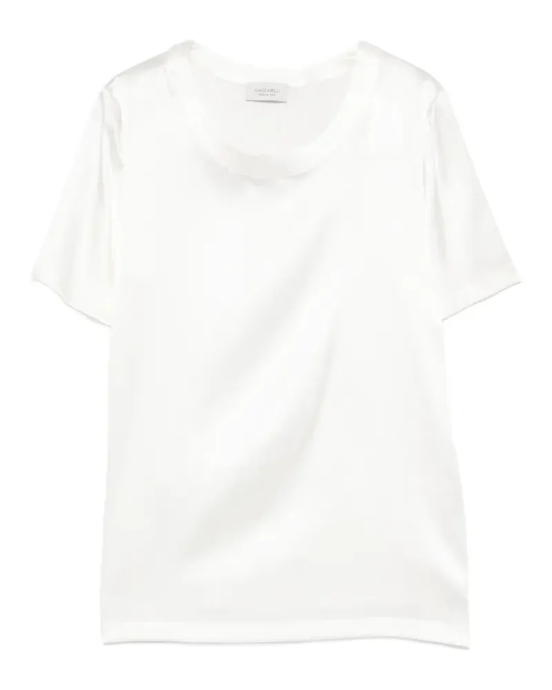 MAZZARELLI Kurzärmeliges Lea Oberteil - Weiß Weiß