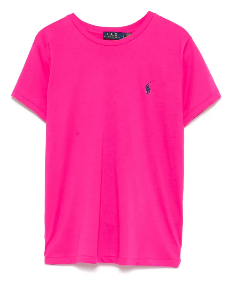 Ralph Lauren T-Shirt mit Polo Pony - Rosa Rosa