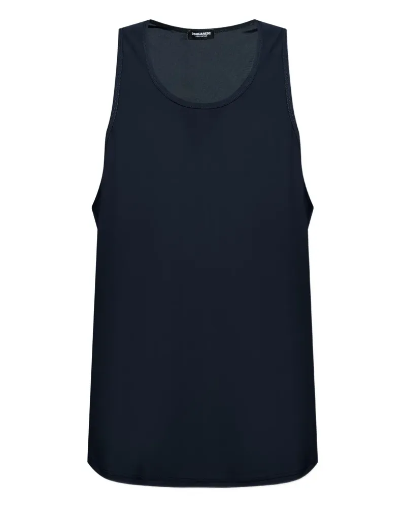 Dsquared2 Trägershirt mit Icon-Print - Schwarz Schwarz